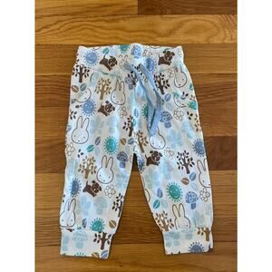 Nijntje Miffy Rabbit‎ Baby Pants Size 3-6 Months Bunny White Blue 62-68 Kuuk'n